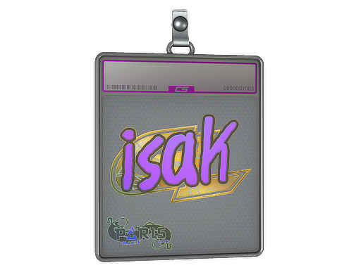 Sticker Slab | isak (Holo) | Paris 2023