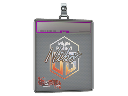 Sticker Slab | niko (Holo)  | Paris 2023