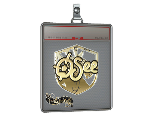 Sticker Slab | oSee (Gold) | Paris 2023