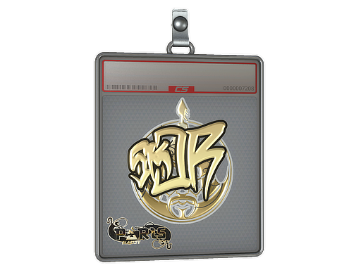 Sticker Slab | sk0R (Gold) | Paris 2023