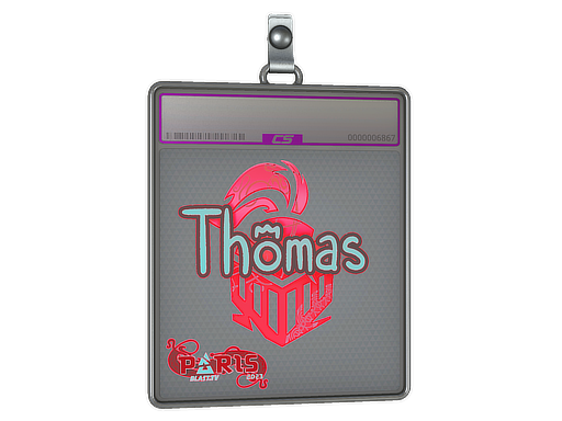 Sticker Slab | Thomas (Holo) | Paris 2023