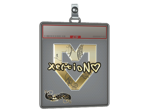 Sticker Slab | xertioN (Gold) | Paris 2023