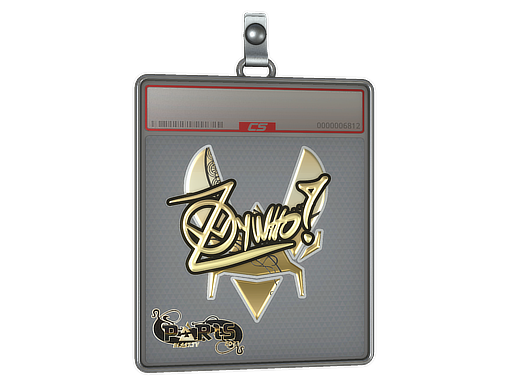 Sticker Slab | ZywOo (Gold) | Paris 2023