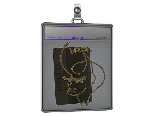 Sticker Slab | Hello PP-Bizon (Gold)