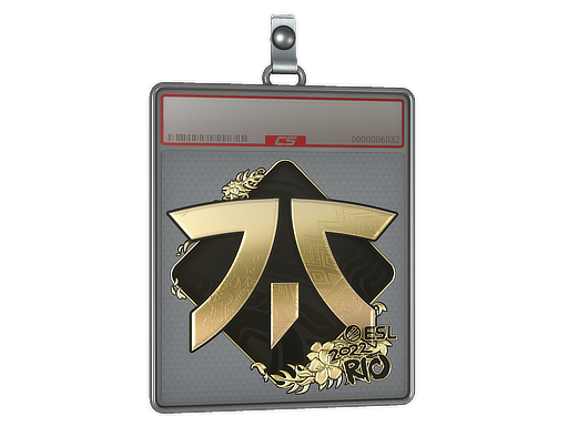 Sticker Slab | Fnatic (Gold) | Rio 2022