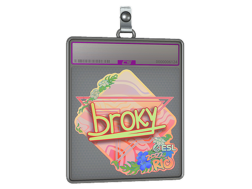 Sticker Slab | broky (Holo) | Rio 2022