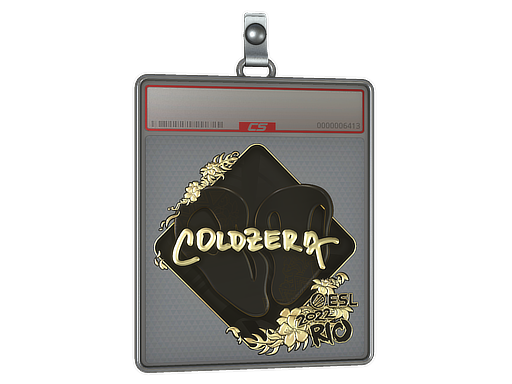 Sticker Slab | coldzera (Gold) | Rio 2022