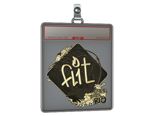 Sticker Slab | FL1T (Gold) | Rio 2022