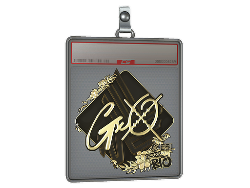 Sticker Slab | gxx- (Gold) | Rio 2022