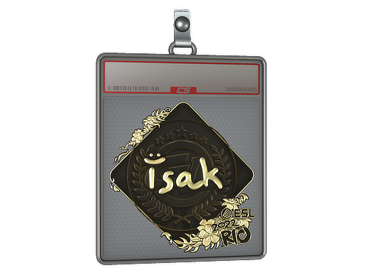 Sticker Slab | isak (Gold) | Rio 2022