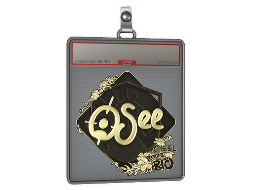 Sticker Slab | oSee (Gold) | Rio 2022