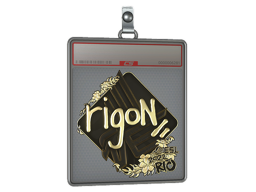 Sticker Slab | rigoN (Gold) | Rio 2022