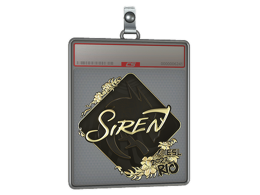 Sticker Slab | S1ren (Gold) | Rio 2022