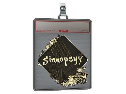 Sticker Slab | sinnopsyy (Gold) | Rio 2022