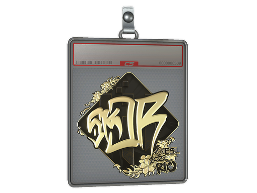 Sticker Slab | sk0R (Gold) | Rio 2022