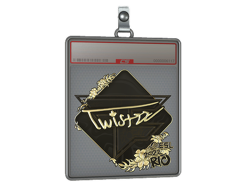 Sticker Slab | Twistzz (Gold) | Rio 2022