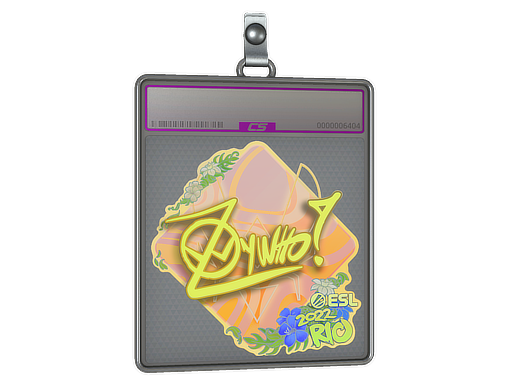 Sticker Slab | ZywOo (Holo) | Rio 2022