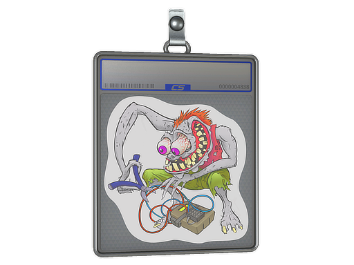 Sticker Slab | White Bombster