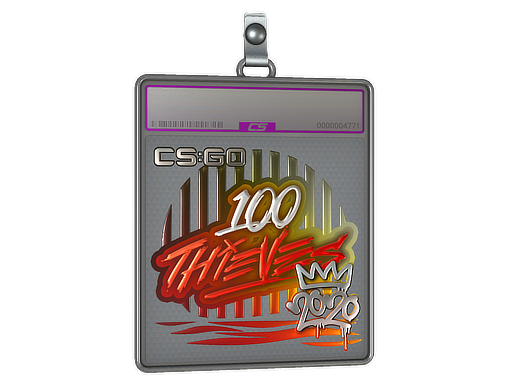 Sticker Slab | 100 Thieves (Foil) | 2020 RMR