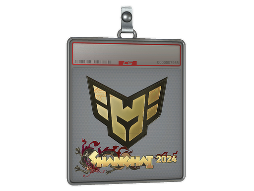 Sticker Slab | HEROIC (Gold) | Shanghai 2024