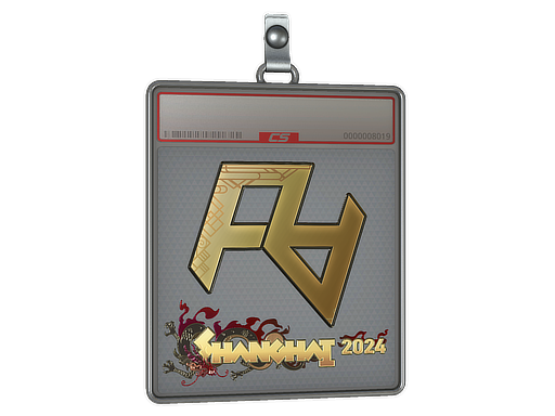 Sticker Slab | Rare Atom (Gold) | Shanghai 2024
