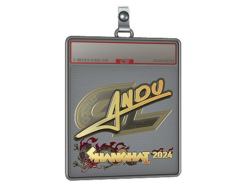 Sticker Slab | aNdu (Gold) | Shanghai 2024