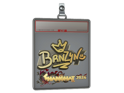 Sticker Slab | brnz4n (Gold) | Shanghai 2024