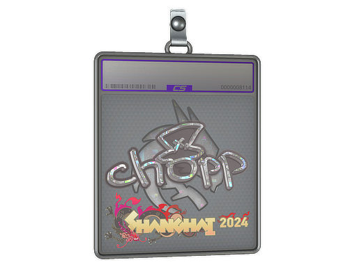 Sticker Slab | chopper (Glitter) | Shanghai 2024