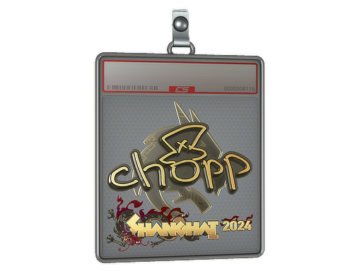 Sticker Slab | chopper (Gold) | Shanghai 2024