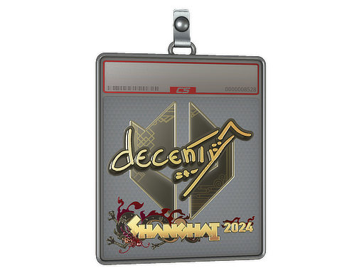 Sticker Slab | decenty (Gold) | Shanghai 2024