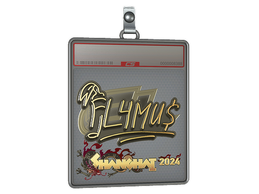 Sticker Slab | FL4MUS (Gold) | Shanghai 2024