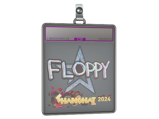 Sticker Slab | floppy (Holo) | Shanghai 2024