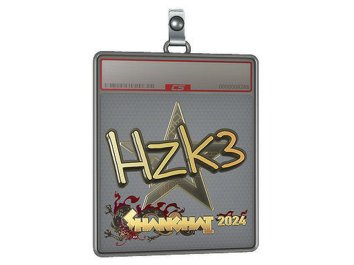Sticker Slab | hallzerk (Gold) | Shanghai 2024