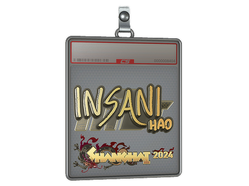 Sticker Slab | insani (Gold) | Shanghai 2024