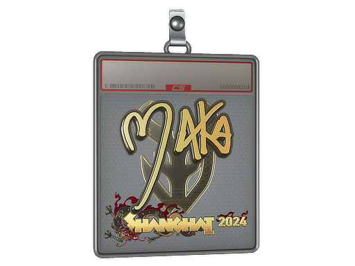 Sticker Slab | Maka (Gold) | Shanghai 2024