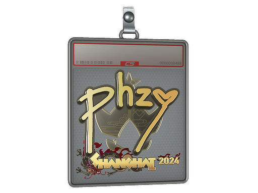 Sticker Slab | phzy (Gold) | Shanghai 2024