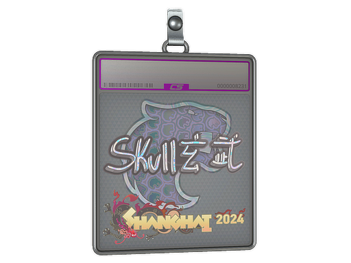 Sticker Slab | skullz (Holo) | Shanghai 2024