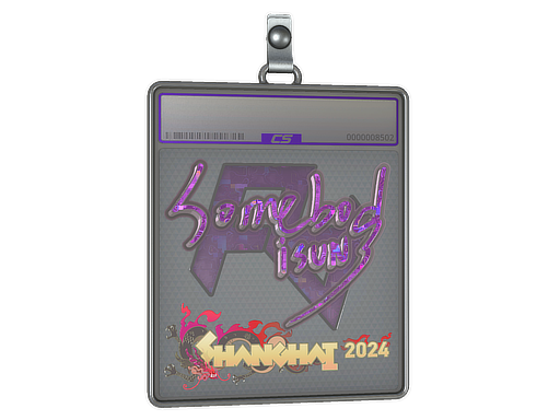 Sticker Slab | somebody (Glitter) | Shanghai 2024