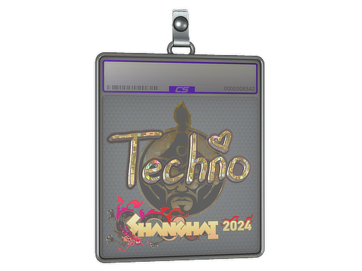 Sticker Slab | Techno4K (Glitter) | Shanghai 2024
