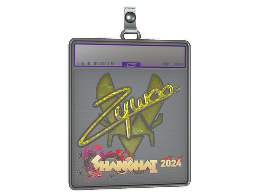 Sticker Slab | ZywOo (Glitter) | Shanghai 2024