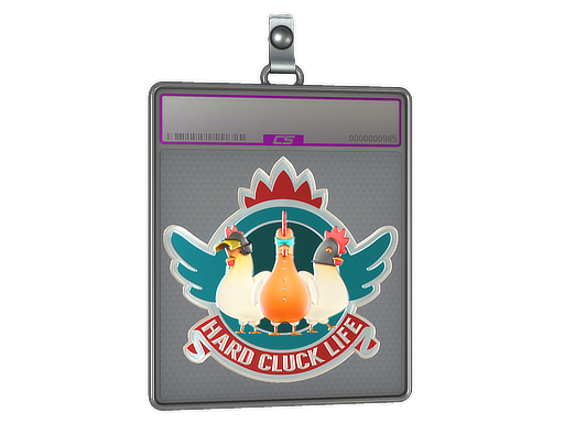 Sticker Slab | Hard Cluck Life (Foil)