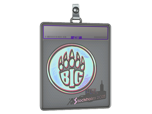 Sticker Slab | BIG (Holo) | Stockholm 2021