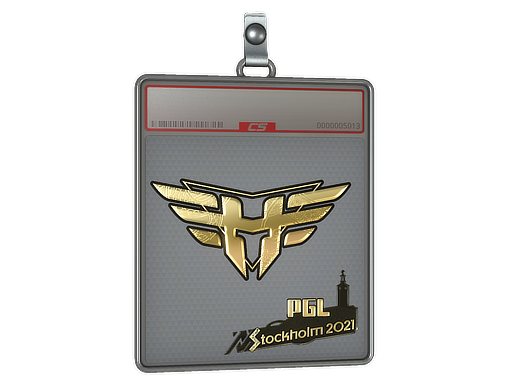 Sticker Slab | Heroic (Gold) | Stockholm 2021