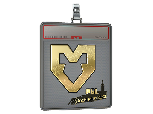 Sticker Slab | MOUZ (Gold) | Stockholm 2021
