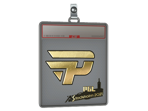 Sticker Slab | paiN Gaming (Gold) | Stockholm 2021