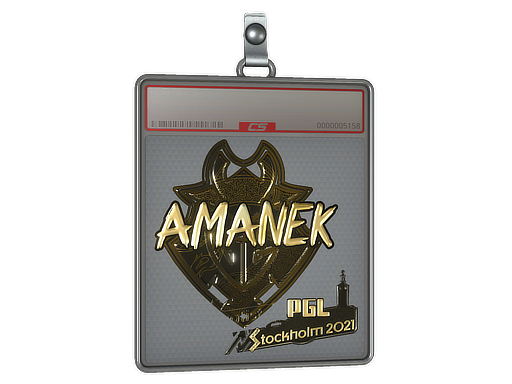 Sticker Slab | AMANEK (Gold) | Stockholm 2021