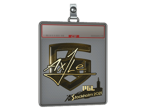 Sticker Slab | Ax1Le (Gold) | Stockholm 2021