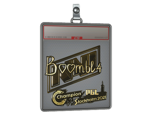 Sticker Slab | Boombl4 (Gold) | Stockholm 2021