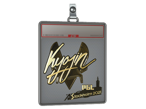 Sticker Slab | Kyojin (Gold) | Stockholm 2021