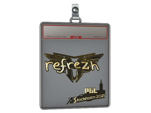 Sticker Slab | refrezh (Gold) | Stockholm 2021